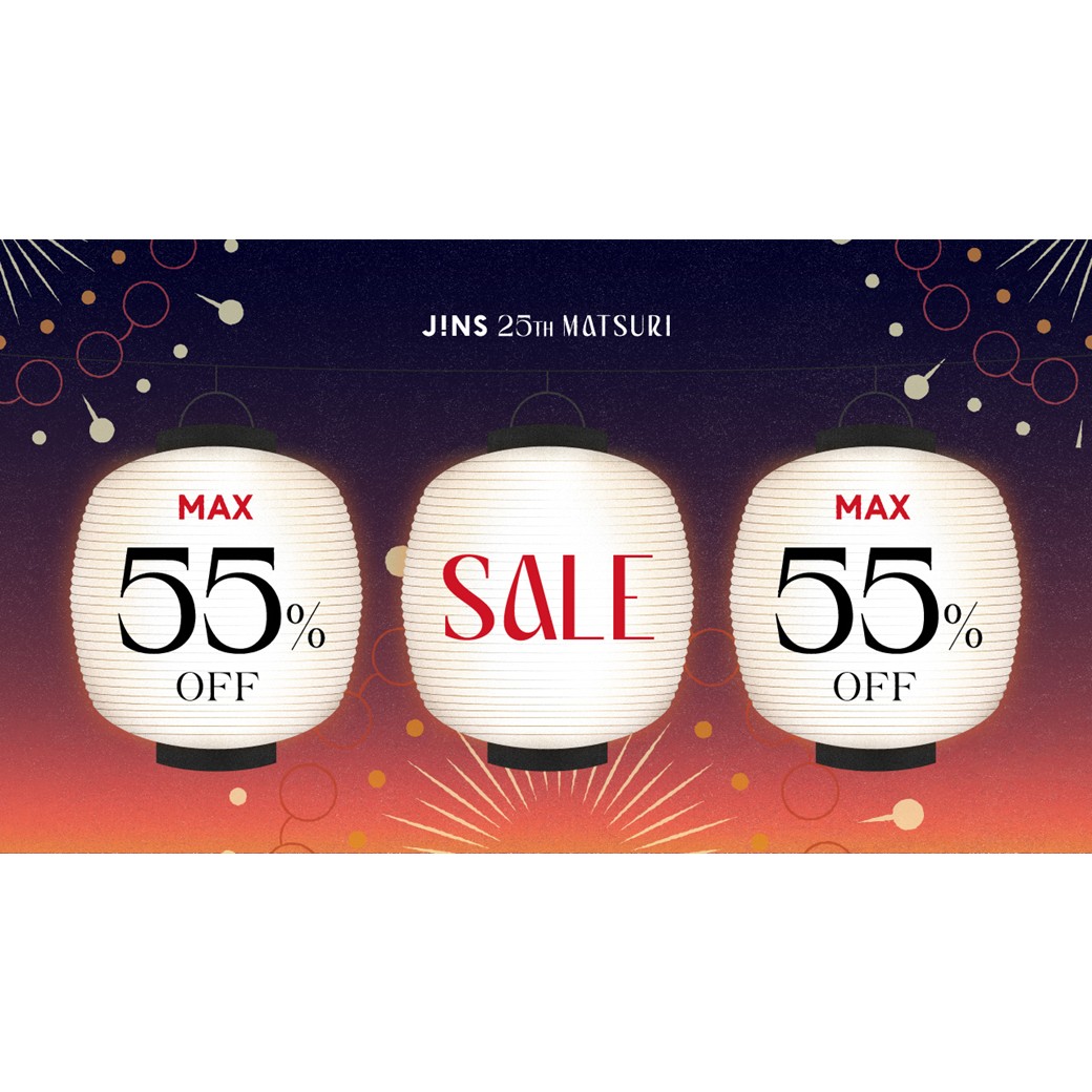【JINS】JINS 25TH MATSURI 第三弾スタート！